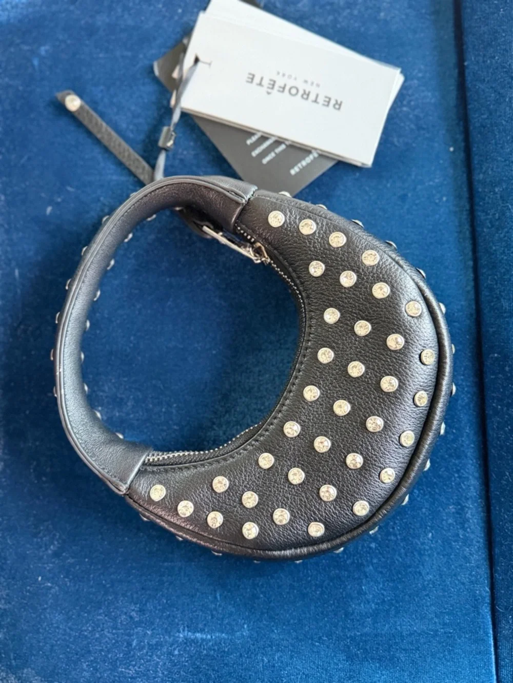 Black Studded nightout mini Bag